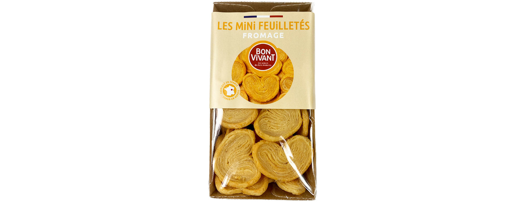 Palmiers fromage 80g - Bon Vivant