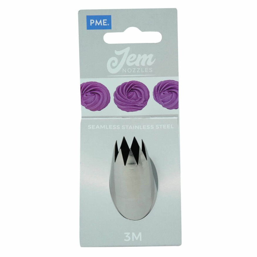 Douille en inox : cannelée étoile 18 mm  3M - PME