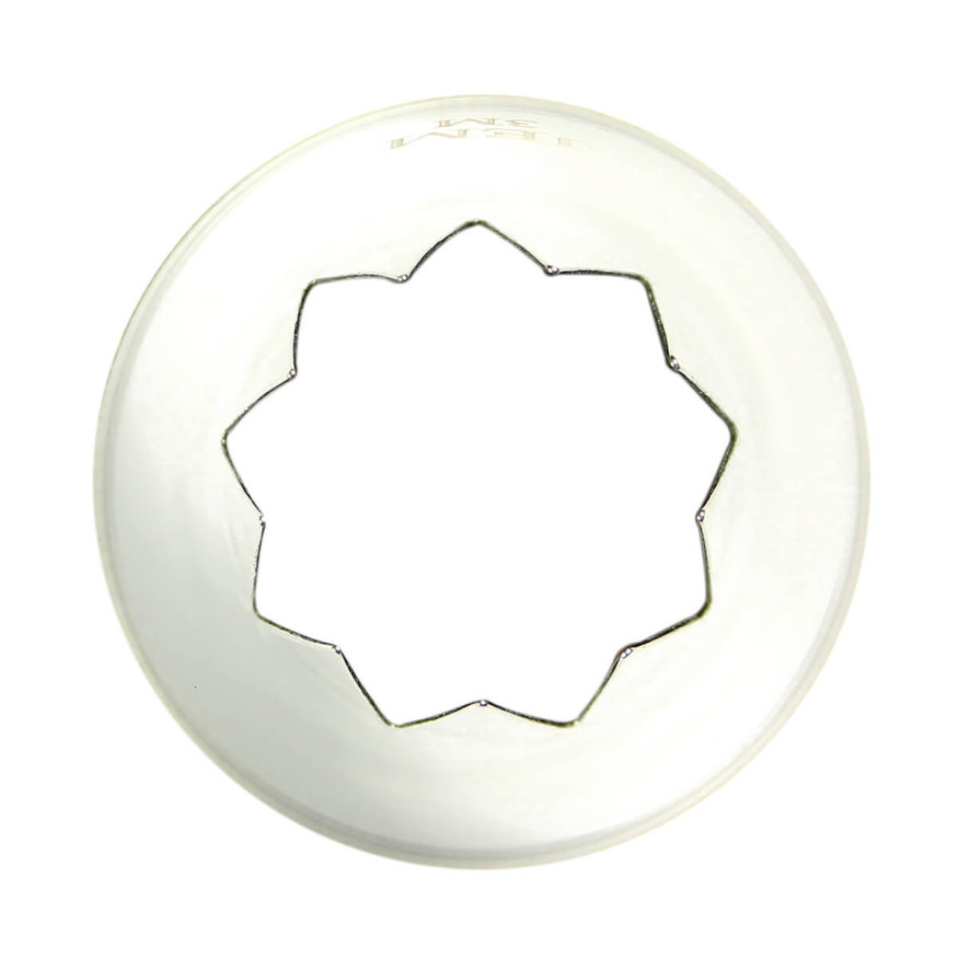 Douille en inox : cannelée étoile 18 mm  3M - PME