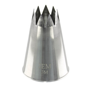 Douille en inox : cannelée étoile 18 mm  3M - PME