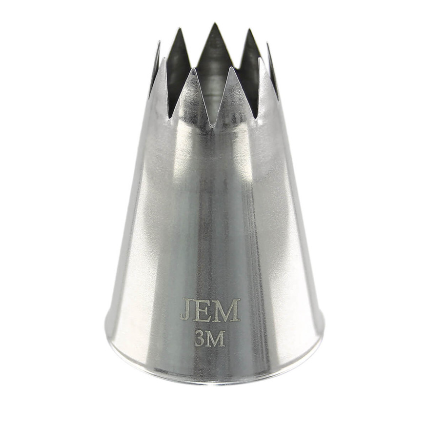 Douille en inox : cannelée étoile 18 mm  3M - PME