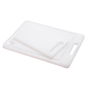 Set de 2 planches blanches antibacteriennes en polyéthylène 