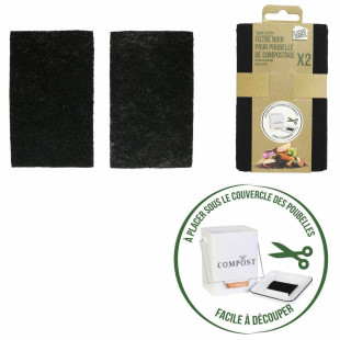 Filtre pour poubelle à compost x 2 - Je cherche une idée