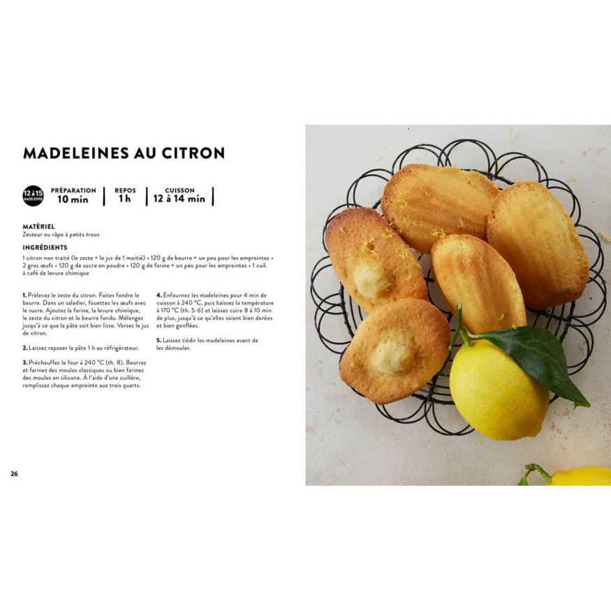 Madeleines et financiers - Hachette Cuisine