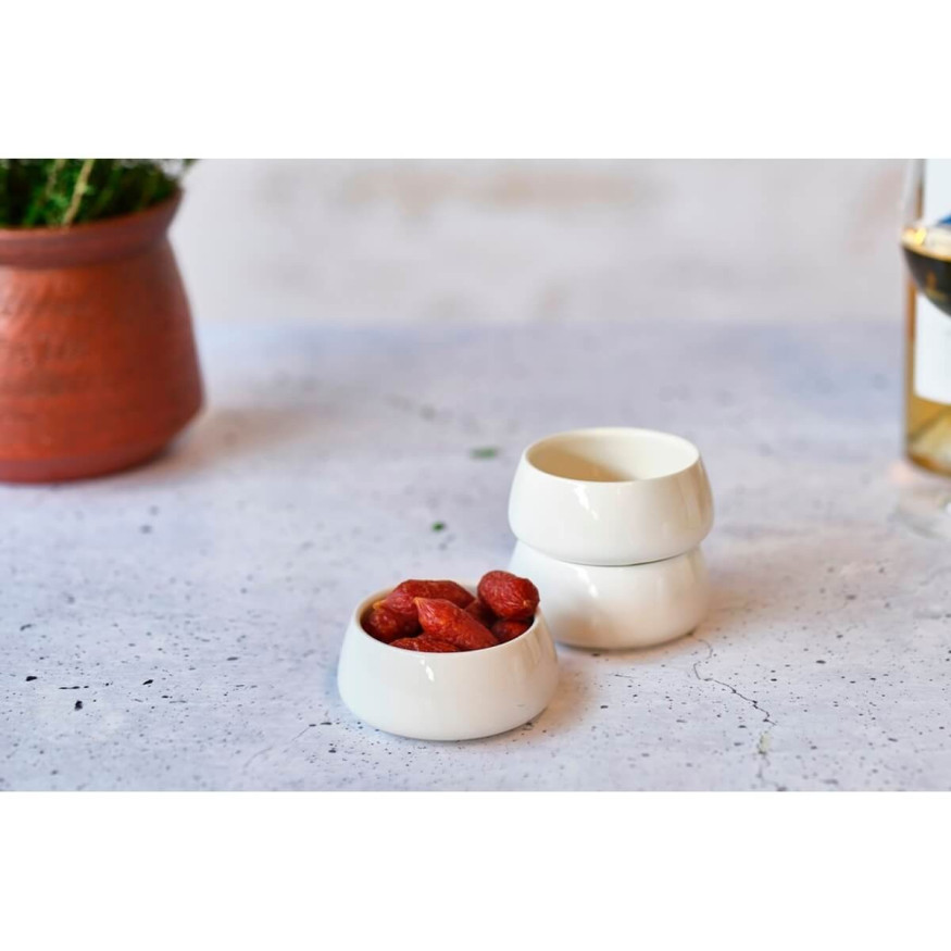Set 3 Bols Torres blancs 9*4cm- Cosy Trendy