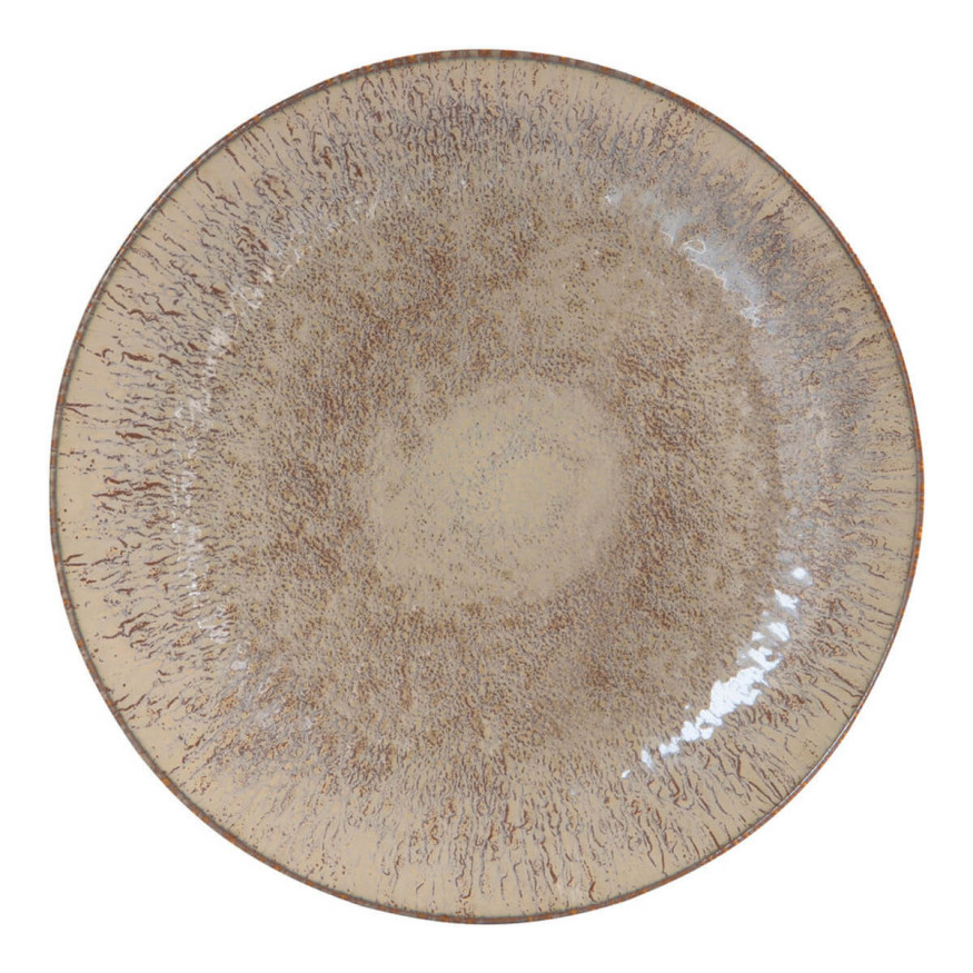 Assiette plate 27cm Akaris en grès - Table passion