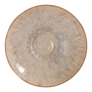 Assiette creuse 22cm  Akaris en grès - Table passion