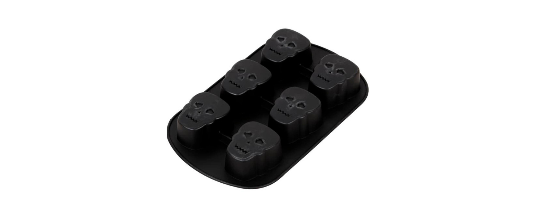 Moule en silicone 6 Crânes d´Halloween - Wilton