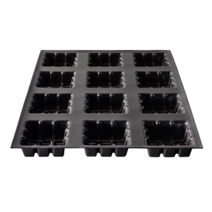 Moule en silicone et tricot de verre 12 petites tablettes