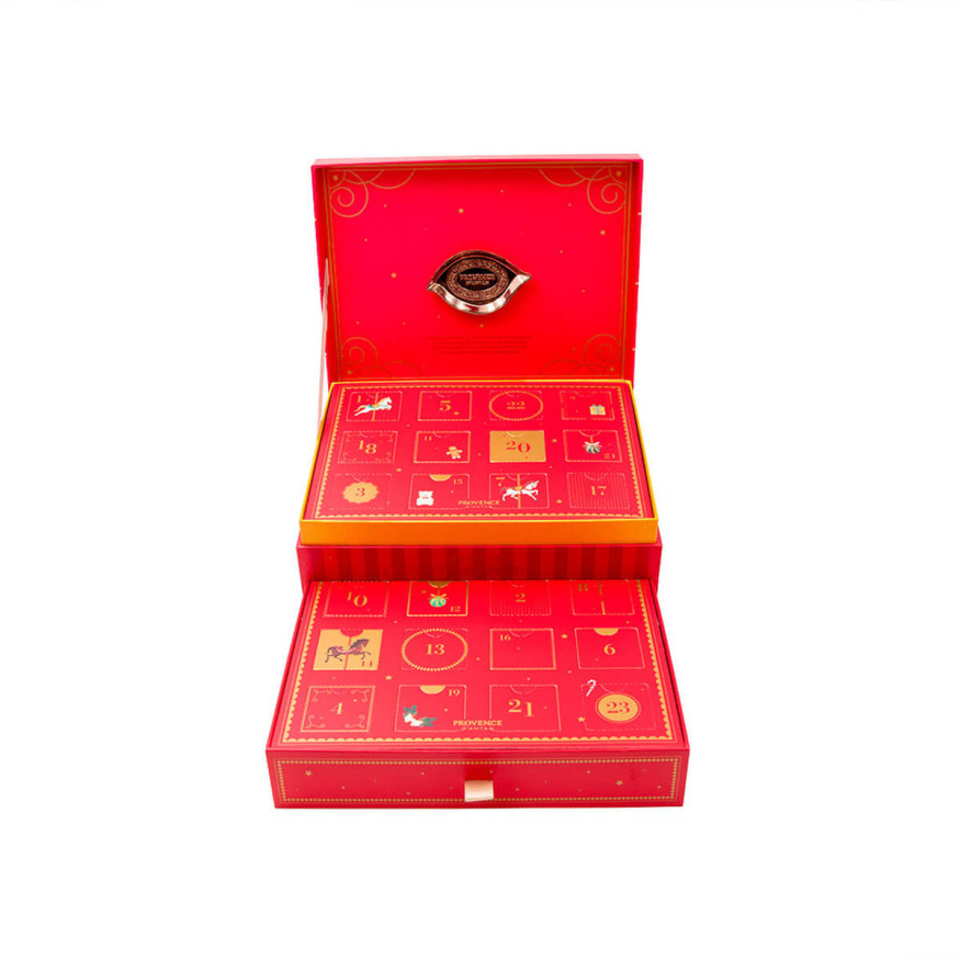 Calendrier de l´avent Carrousel de Noël bio : 24 sachets de tisanes et thés