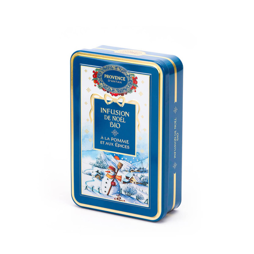 Coffret infusion de Noël bio : 24 sachets à la pomme et aux épices