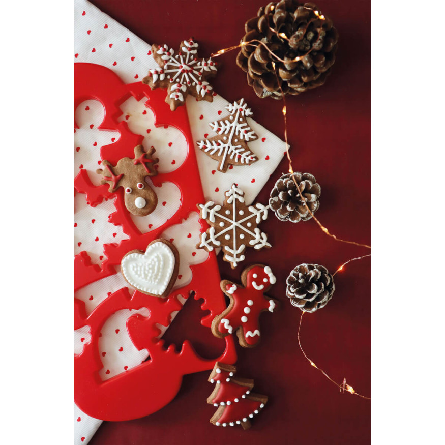 Coffret 4 ustensiles de pâtisserie pour enfants Noël
