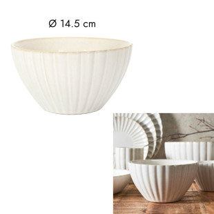 Saladier diam 14,5 cm Vlora en grès - Home décor factory