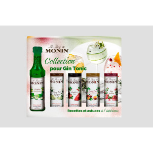 Coffret Gin Tonic 5 mignonnettes - Monin