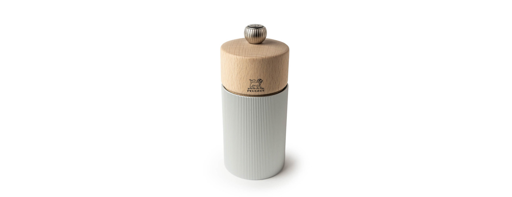 Moulin à sel Line Aluminium 12 cm - Peugeot
