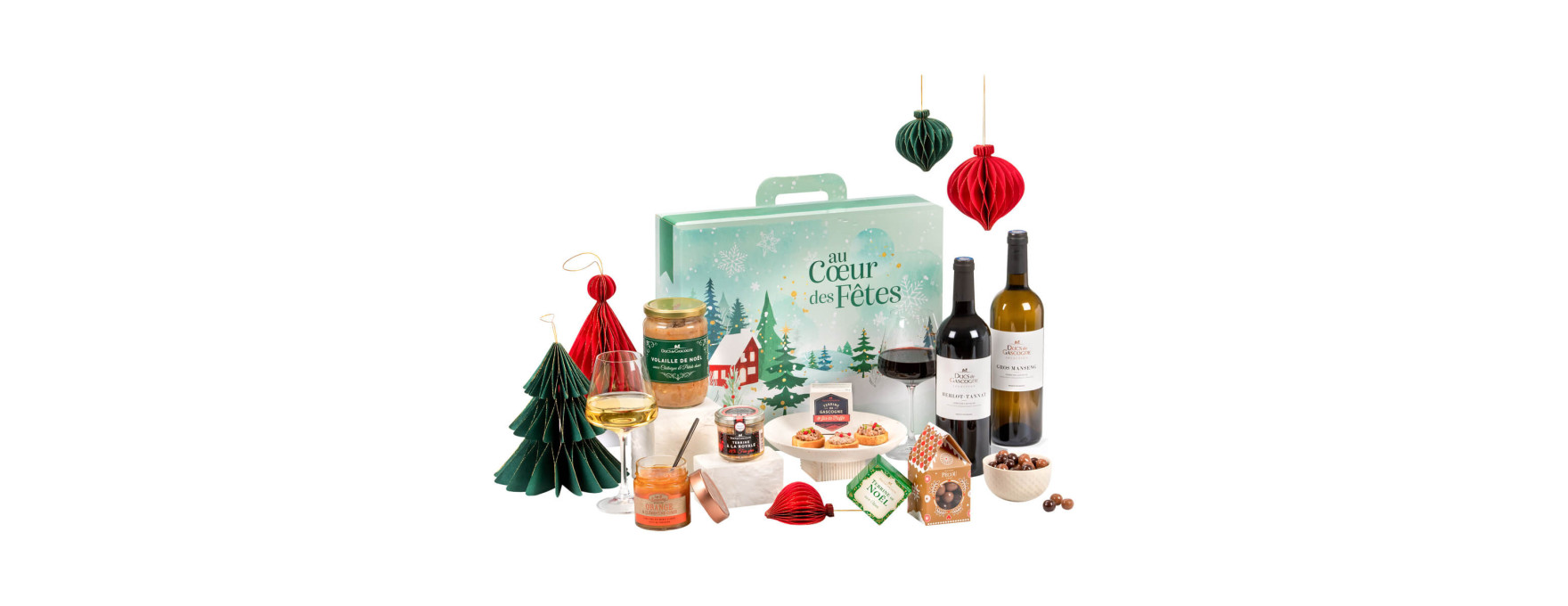 Coffret gourmand Joyeux Noël 2.67 kg - ducs de gascogne