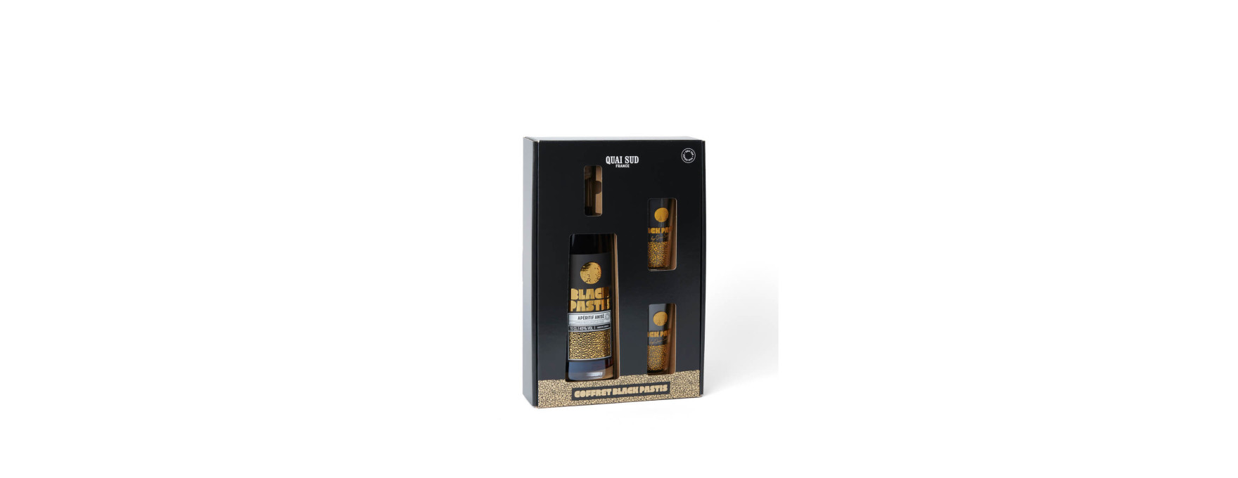 Coffret Black Pastis 45% vol. - Quai Sud
