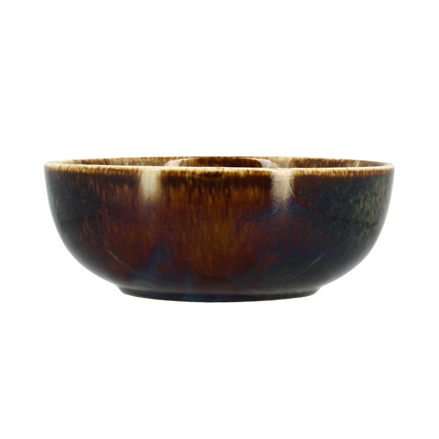 Saladier 16 cm en porcelaine marron Volcano - Novastyl