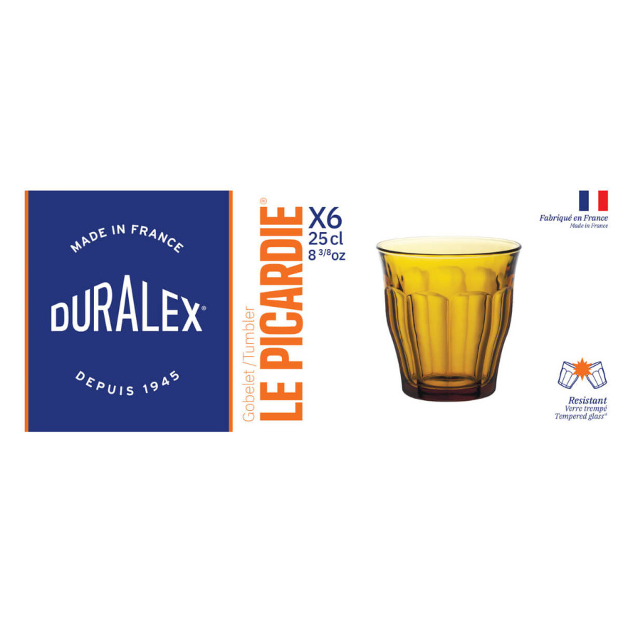 Verre Le Picardie 25cl Vermeil - Duralex
