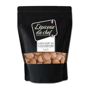 Chocolat au lait de couverture 1 kg - L'épicerie du chef