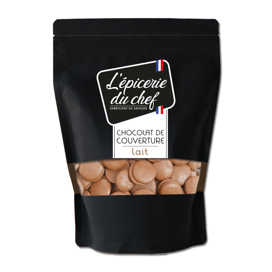 Chocolat au lait de couverture 1 kg - L'épicerie du chef
