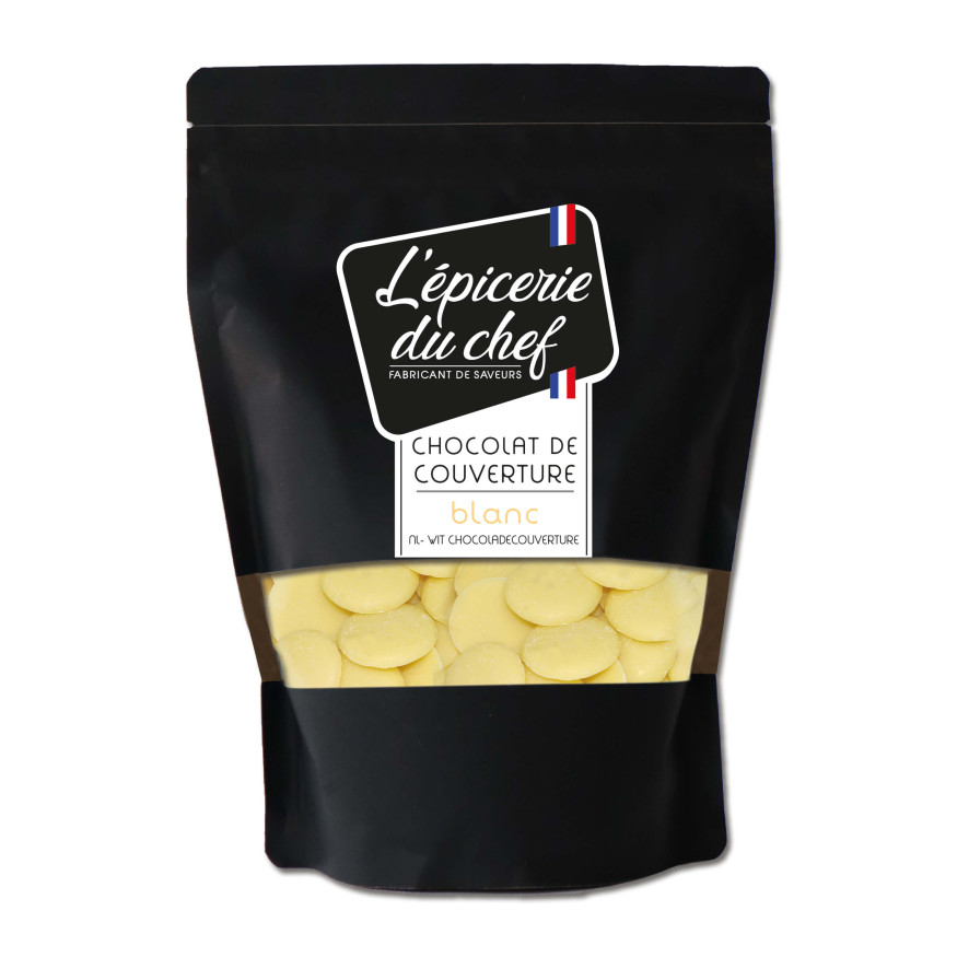 Chocolat blanc de couverture 1 kg - L'épicerie du chef