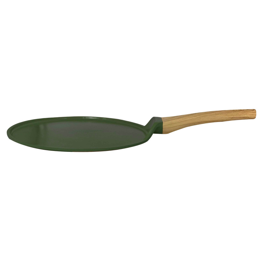 Crêpière 26 cm full induction revêtue sans PFAS Fougère - Cookut