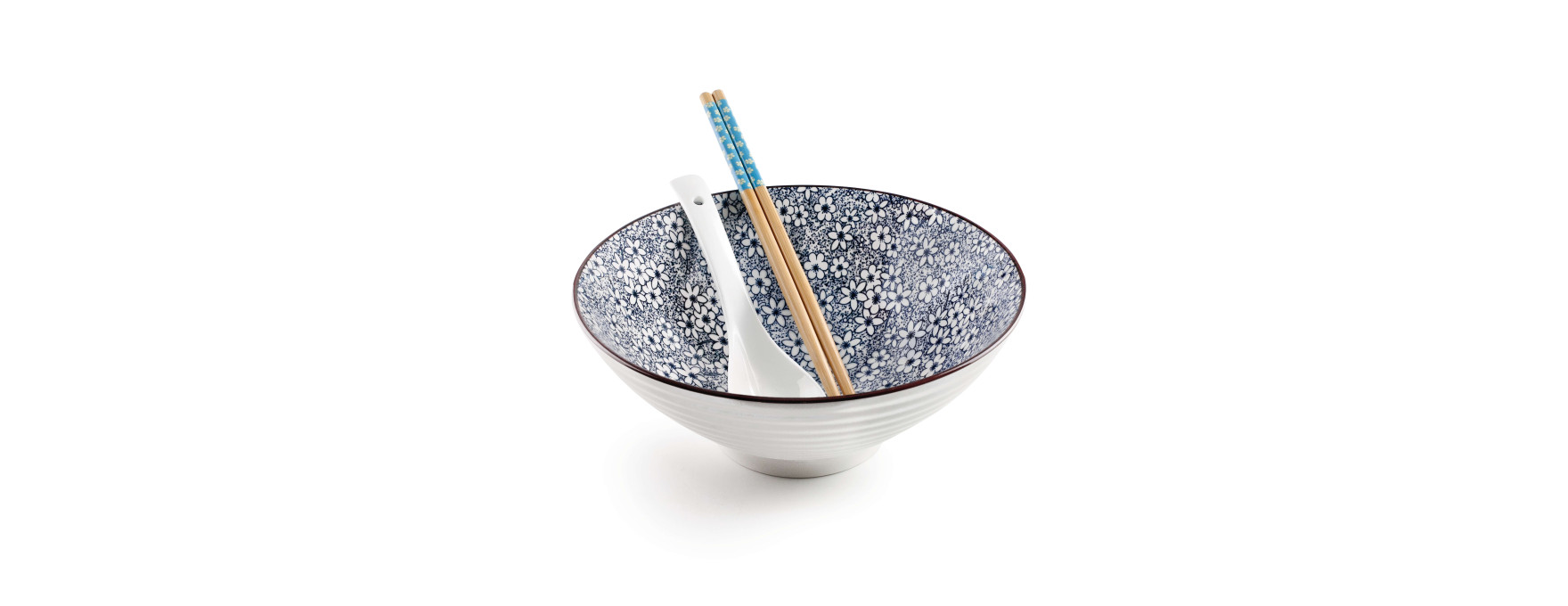 Bol à ramen 20,7cm avec cuillére et baguettes Sapporo - Ibil