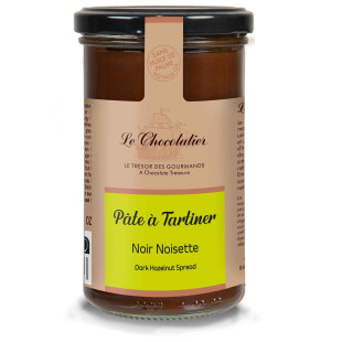 Pâte à tartiner noir noisette 300 gr - Le Chocolatier