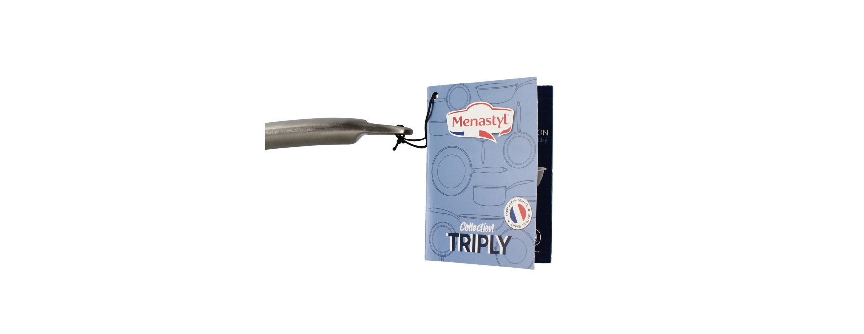 Casserole Triply en acier inoxydable 18cm sans PFAS - Menast