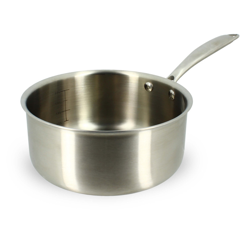 Casserole Triply en acier inoxydable 20cm sans PFAS - Menast