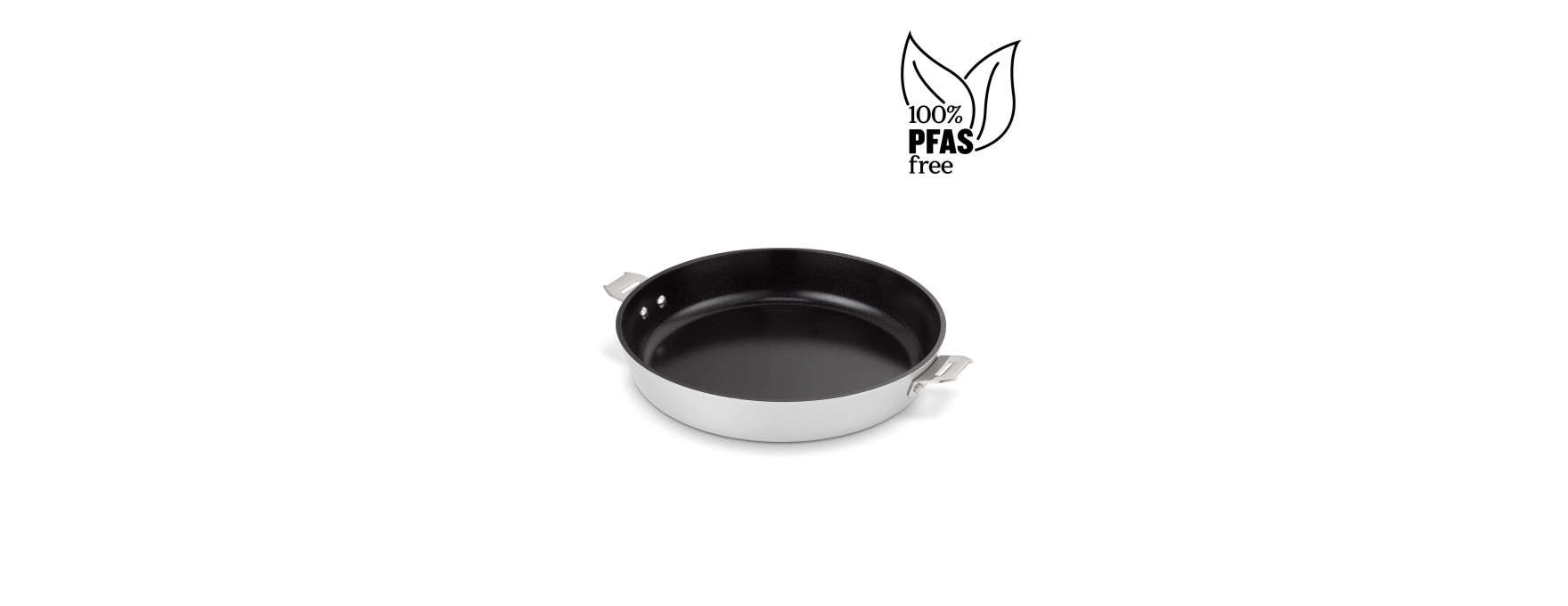 Poêle inox amovible Evolution revetement céramique 20 cm - B