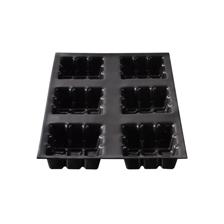 Moule en silicone et tricot de verre 6 petites tablettes 7 x