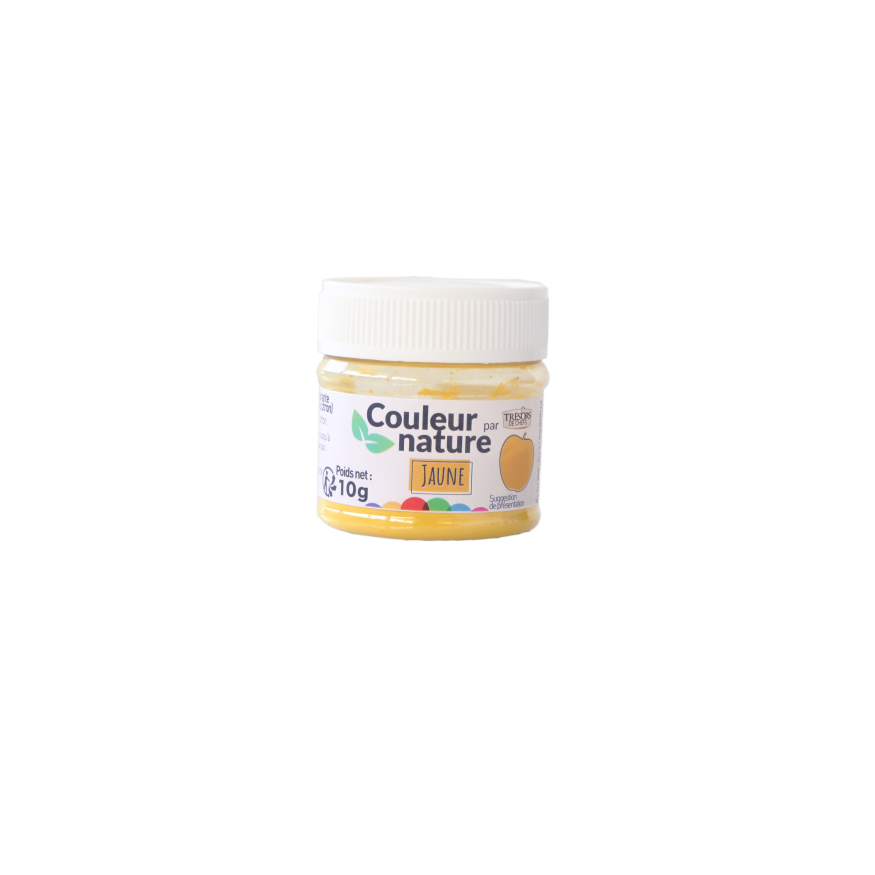 Colorant naturel en poudre Couleur nature : jaune 10 gr - Trésors de chefs