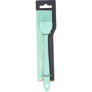 Pinceau en silicone bleu turquoise 21 cm - Birkmann