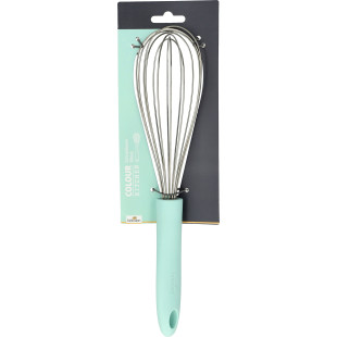Fouet en silicone bleu turquoise 29 cm - Birkmann