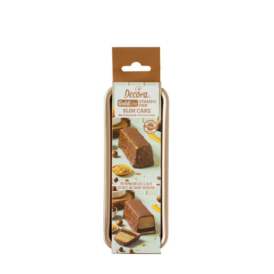 Moule à cake en métal antiadhésif Slim Cake 21 x 8 x 5.8 cm