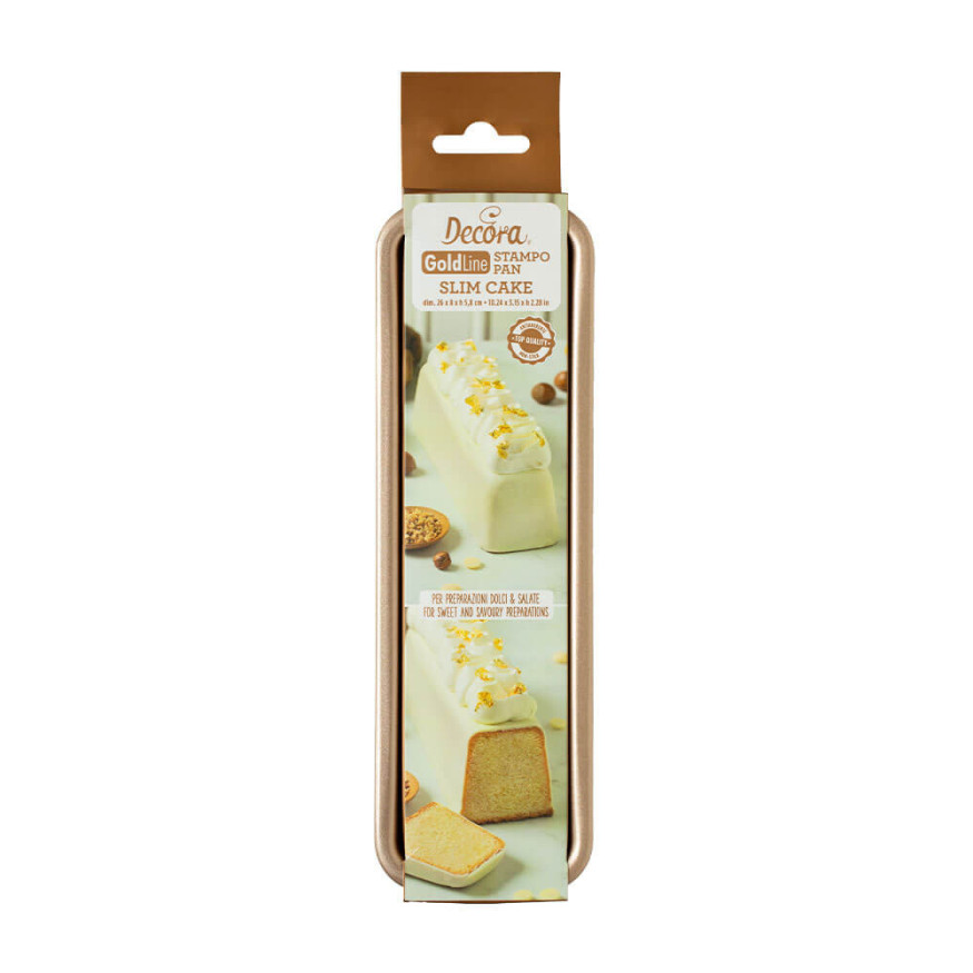 Moule à cake en métal antiadhésif Slim Cake 26 x 8 x 5.8 cm