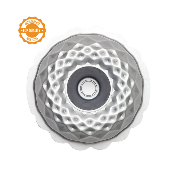 Moule à bundt cake en métal antiadhésif Diamond 20 x 8 cm - 