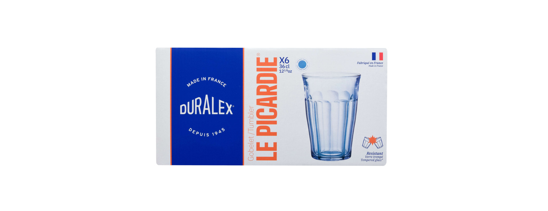 Verre Le Picardie 36cl Bleu - Duralex