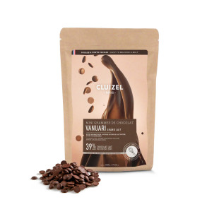 Chocolat au lait 72% Vanuari Minigrammes 500 gr - Cluizel