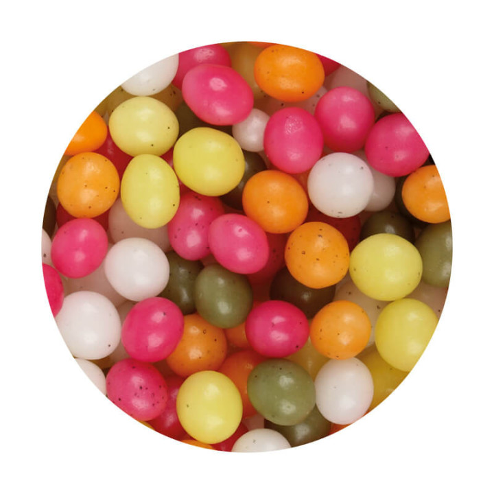 Oeufs de Pâques multicolores en sucre 100 gr - Alice Délice