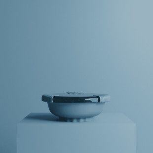 Boîte repas avec couvercle bleu clair - Bini