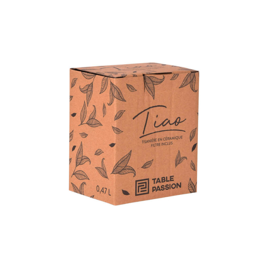 Tisanière avec filtre 0,47l vert Tiao - Table Passion