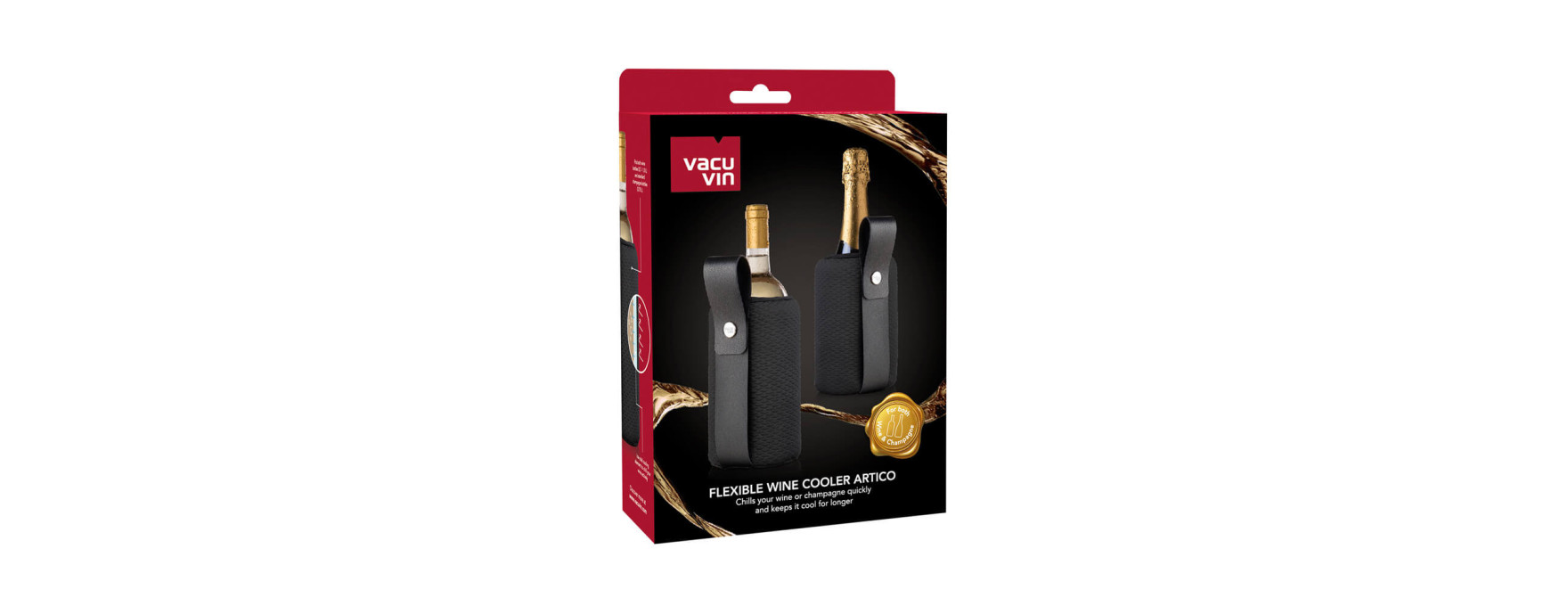 Rafraichisseur artico pour bouteille vin ou champagne- Vacuv