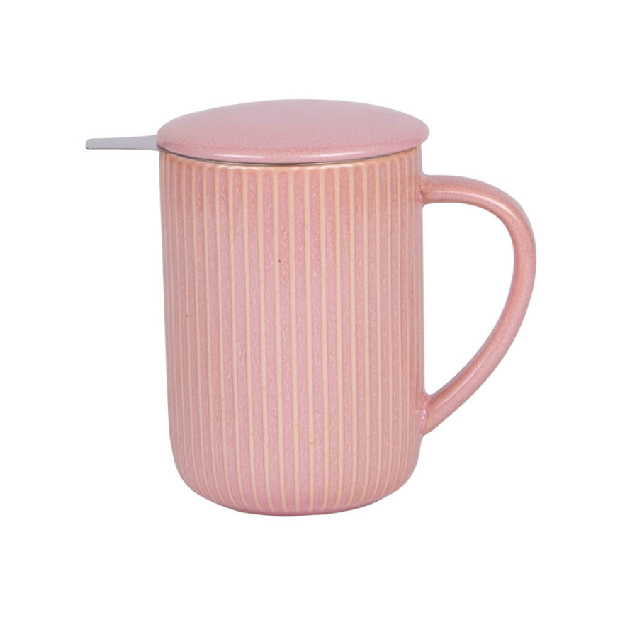 Tisanière avec filtre 0,47l rose Tiao - Table Passion