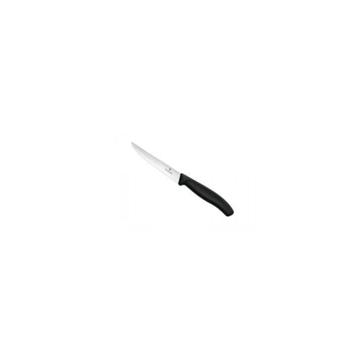 Coffret 6 couteaux steak manche noir - Victorinox
