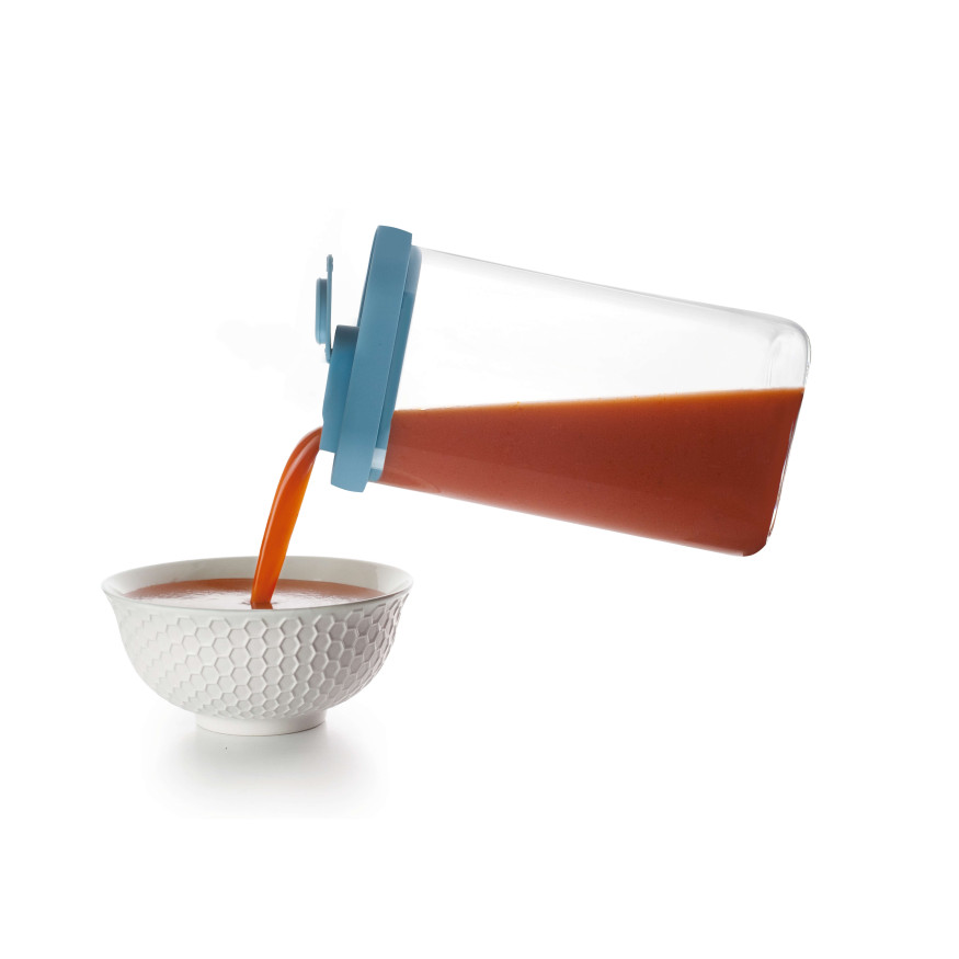 Carafe en borosilicate hermétique 1,5L pour soupe et jus- Ib