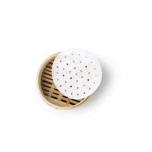 Lot de 75 feuilles pour panier vapeur 17 cm -Ibili