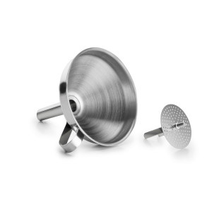 Entonnoir en inox, diamètre 10 cm avec filtre - Ibili